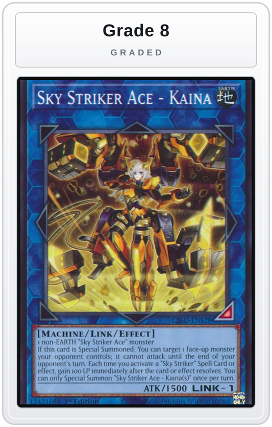 Graded - Sky Striker Ace - Kaina — Grade 8 graded overlay