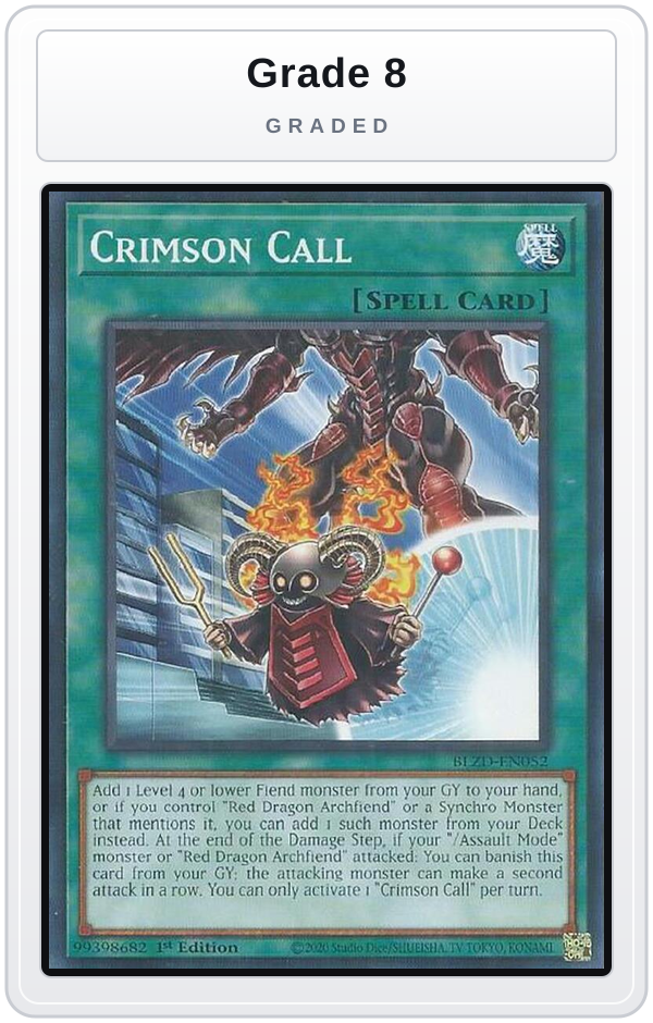 Graded - Crimson Call — Grade 8 graded overlay