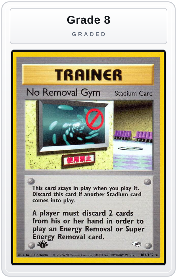 Graded - No Removal Gym — Grade 8 graded overlay