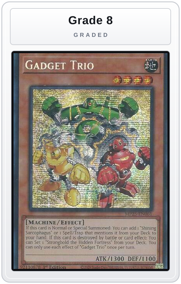Graded - Gadget Trio — Grade 8 graded overlay