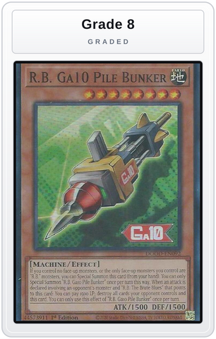 Graded - R.B. Ga10 Pile Bunker — Grade 8 graded overlay