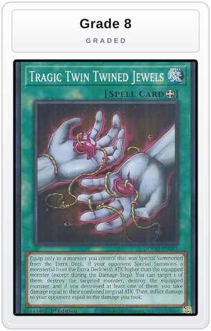 Graded - Tragic Twin Twined Jewels — Grade 8 graded overlay