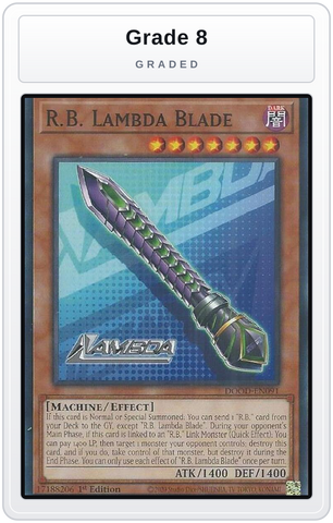 Graded - R.B. Lambda Blade — Grade 8 graded overlay