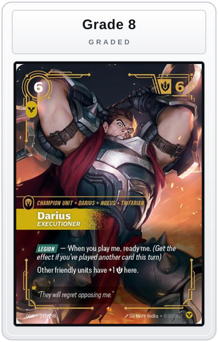 Graded - Darius - Executioner — Grade 8 graded overlay