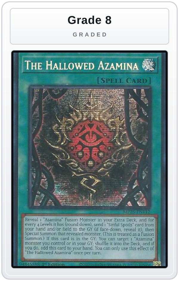 Graded - The Hallowed Azamina — Grade 8 graded overlay