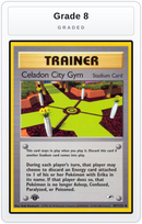Graded - Celadon City Gym — Grade 8 graded overlay