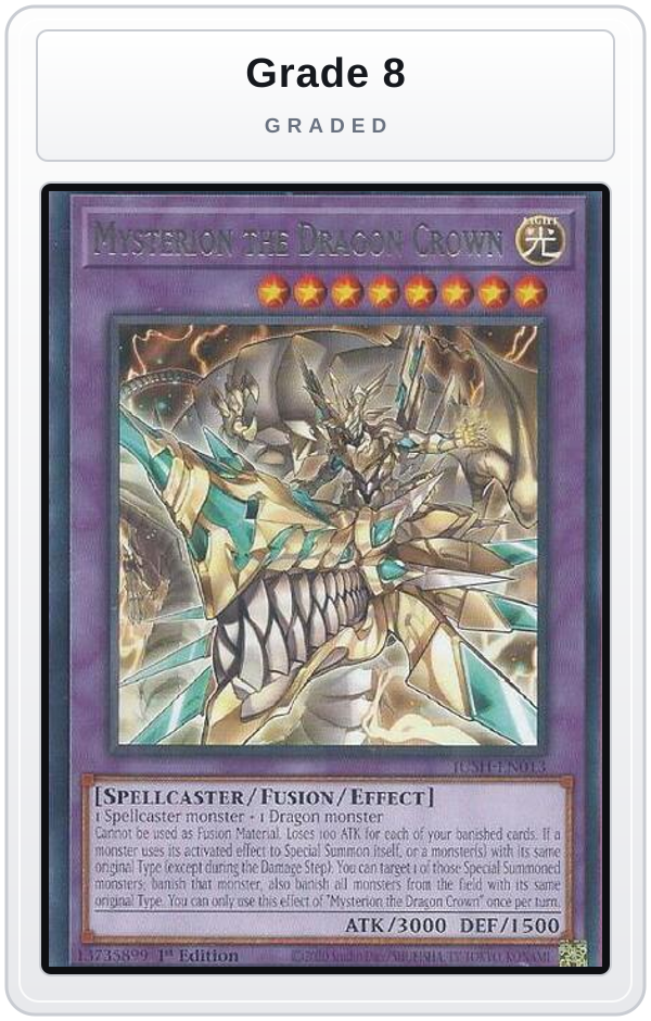 Graded - Mysterion the Dragon Crown — Grade 8 graded overlay