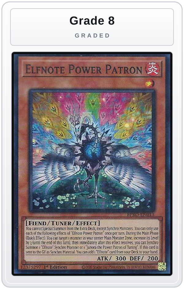 Graded - Elfnote Power Patron — Grade 8 graded overlay