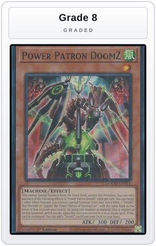 Graded - Power Patron DoomZ — Grade 8 graded overlay