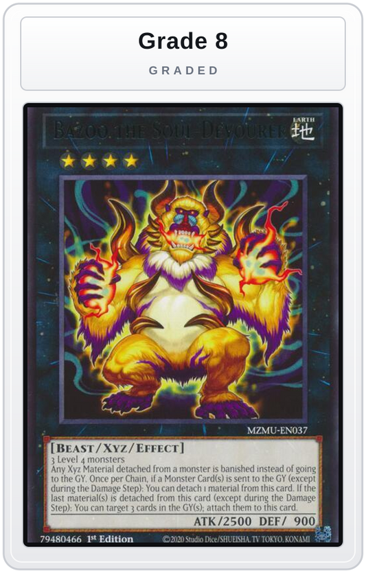 Graded - Bazoo the Soul-Devourer — Grade 8 graded overlay