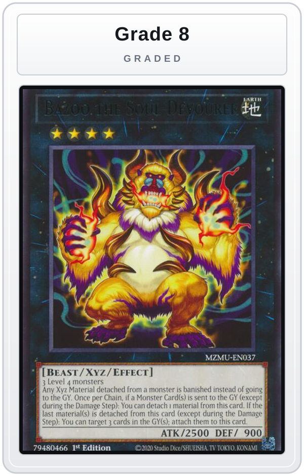 Graded - Bazoo the Soul-Devourer — Grade 8 graded overlay