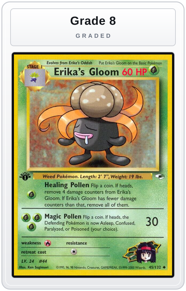 Graded - Erika's Gloom (45) — Grade 8 graded overlay