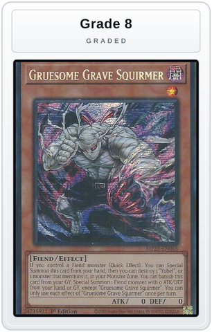 Graded - Gruesome Grave Squirmer — Grade 8 graded overlay
