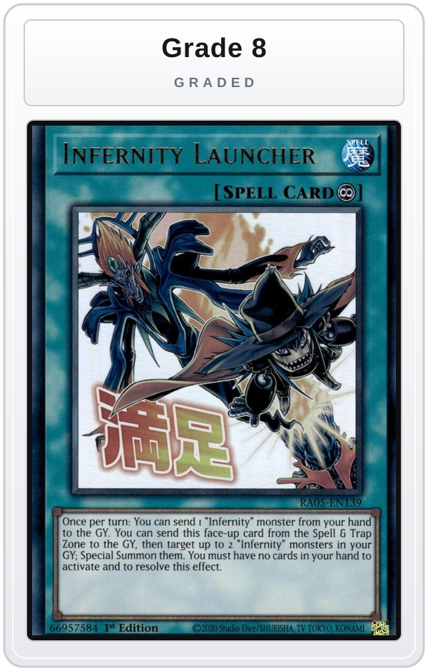 Graded - Infernity Launcher — Grade 8 graded overlay