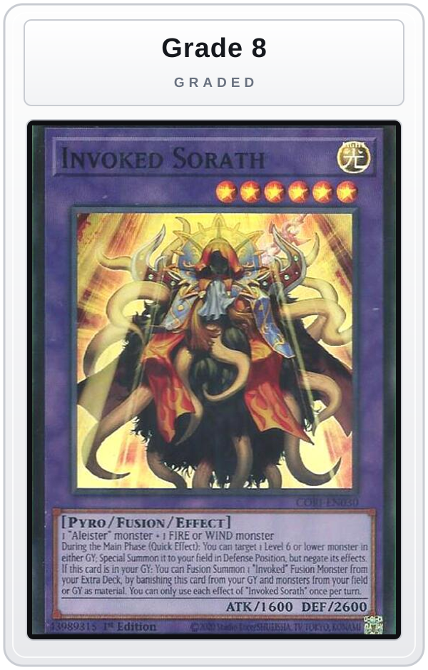 Graded - Invoked Sorath — Grade 8 graded overlay
