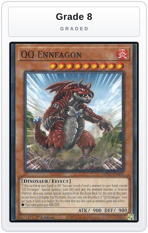 Graded - QQ Enneagon — Grade 8 graded overlay