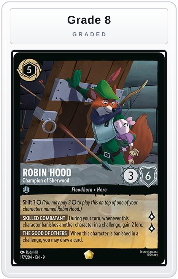 Graded - Robin Hood - Champion of Sherwood — Grade 8 graded overlay