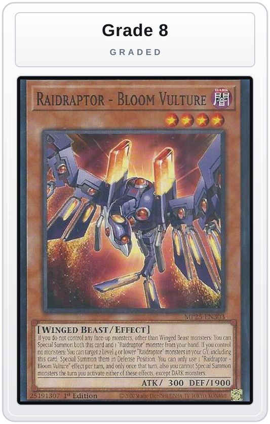 Graded - Raidraptor - Bloom Vulture — Grade 8 graded overlay