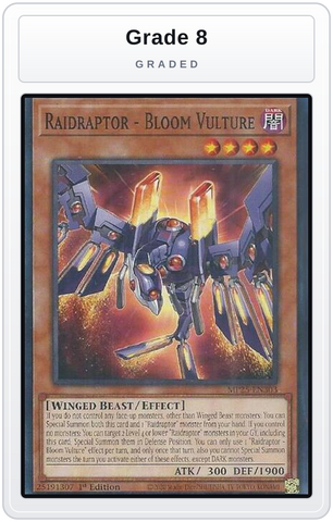 Graded - Raidraptor - Bloom Vulture — Grade 8 graded overlay
