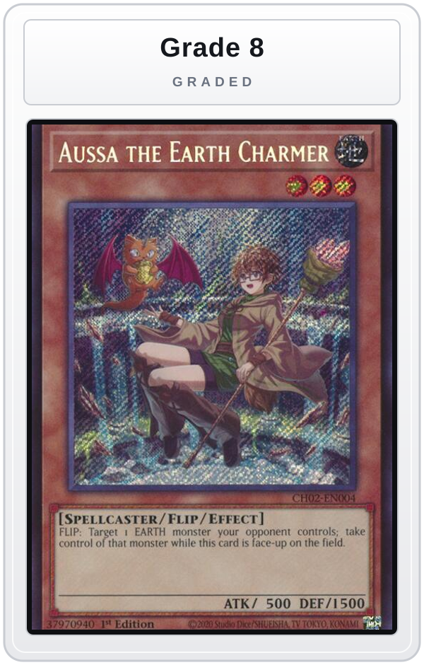 Graded - Aussa the Earth Charmer — Grade 8 graded overlay