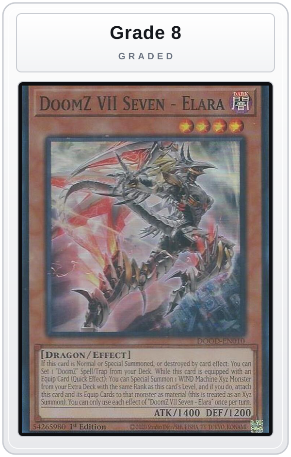 Graded - DoomZ VII Seven - Elara — Grade 8 graded overlay