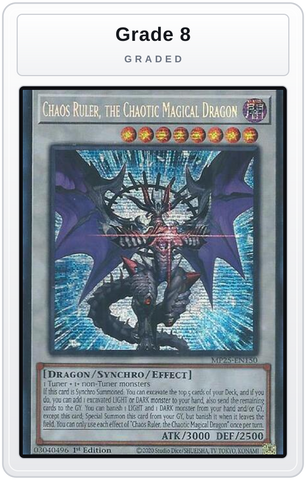 Graded - Chaos Ruler, the Chaotic Magical Dragon — Grade 8 graded overlay