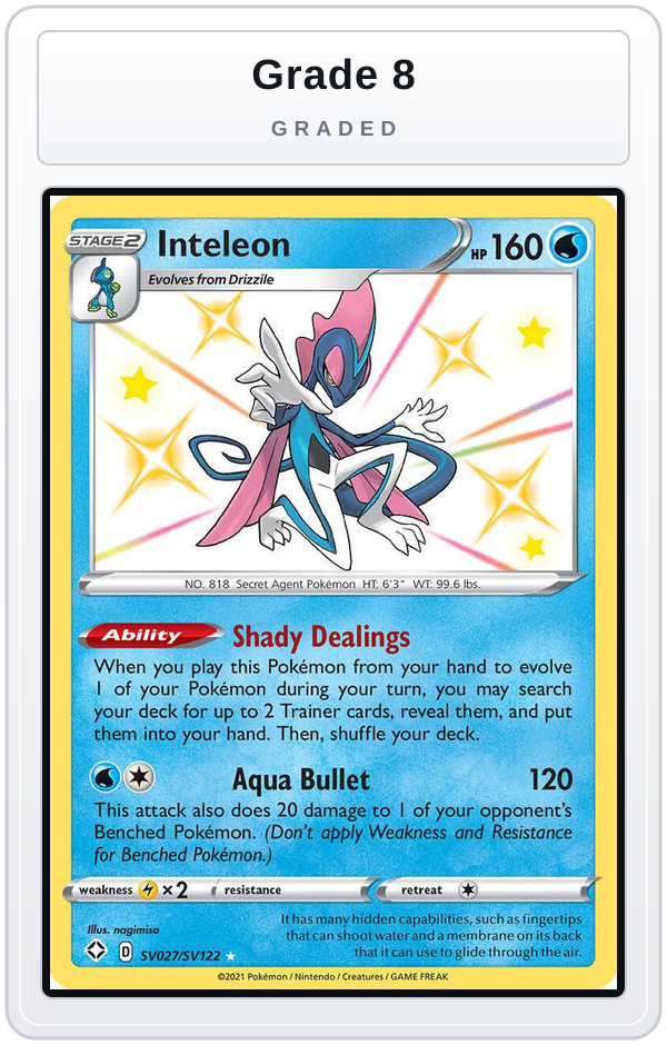 Graded - Inteleon — Grade 8 graded overlay