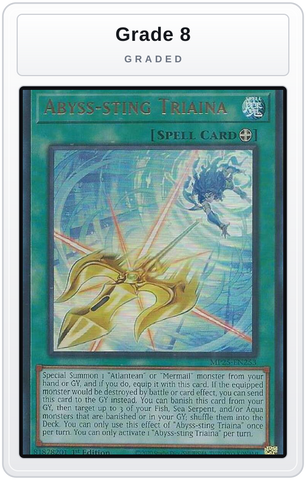 Graded - Abyss-sting Triaina — Grade 8 graded overlay