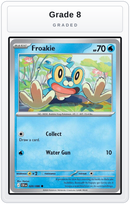 Graded - Froakie - 020/086 — Grade 8 graded overlay
