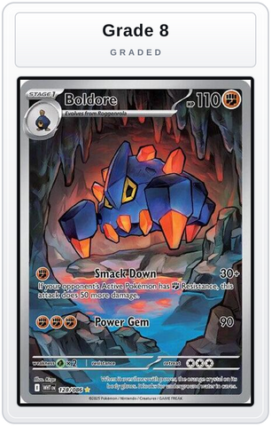 Graded - Boldore - 128/086 — Grade 8 graded overlay