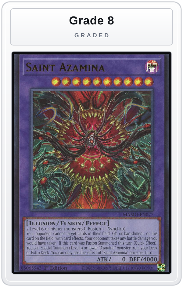 Graded - Saint Azamina — Grade 8 graded overlay