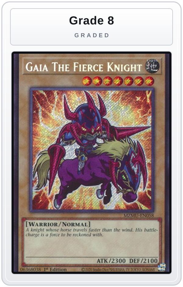 Graded - Gaia The Fierce Knight — Grade 8 graded overlay