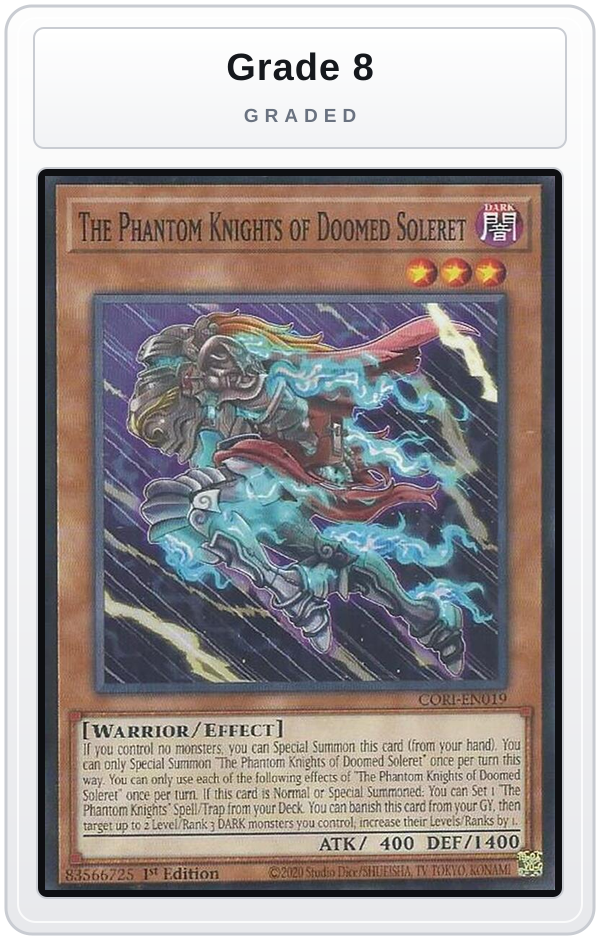 Graded - The Phantom Knights of Doomed Soleret — Grade 8 graded overlay