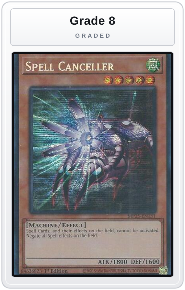 Graded - Spell Canceller — Grade 8 graded overlay