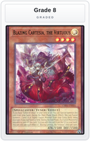 Graded - Blazing Cartesia, the Virtuous — Grade 8 graded overlay
