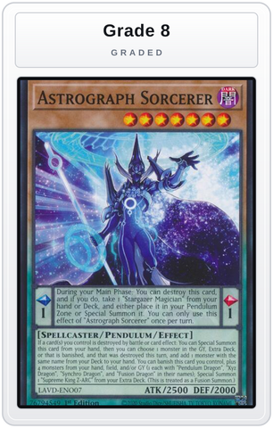Graded - Astrograph Sorcerer — Grade 8 graded overlay