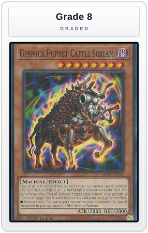 Graded - Gimmick Puppet Cattle Scream — Grade 8 graded overlay