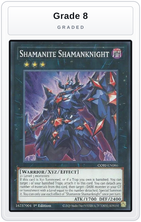 Graded - Shamanite Shamanknight — Grade 8 graded overlay