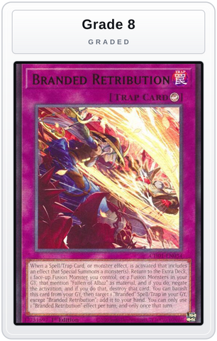 Graded - Branded Retribution — Grade 8 graded overlay