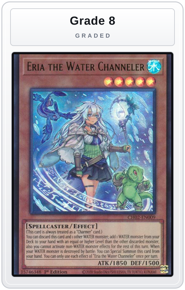 Graded - Eria the Water Channeler — Grade 8 graded overlay