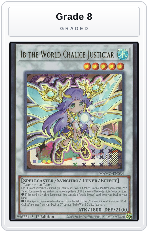 Graded - Ib the World Chalice Justiciar — Grade 8 graded overlay