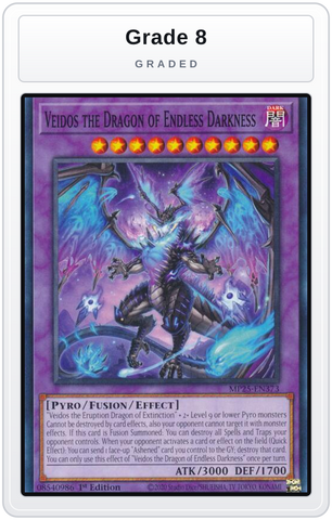 Graded - Veidos the Dragon of Endless Darkness — Grade 8 graded overlay