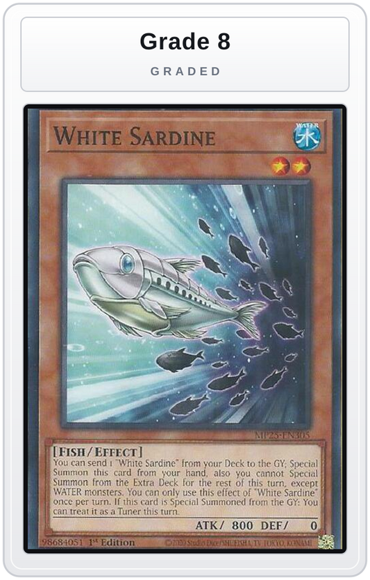 Graded - White Sardine — Grade 8 graded overlay