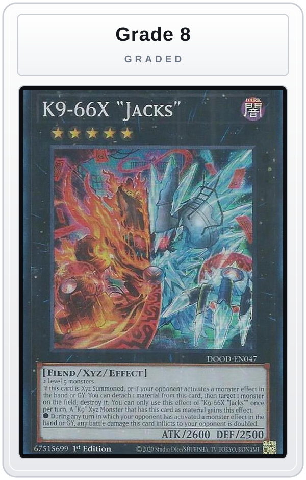 Graded - K9-66X "Jacks" — Grade 8 graded overlay