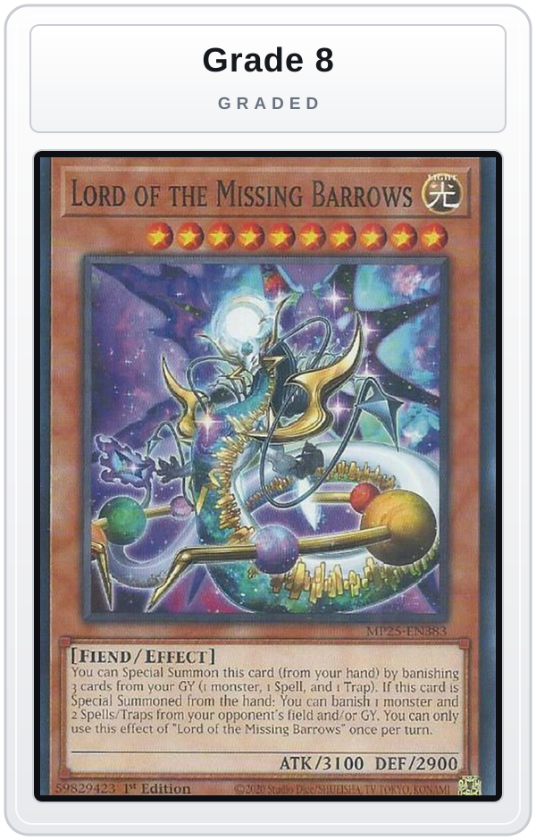 Graded - Lord of the Missing Barrows — Grade 8 graded overlay