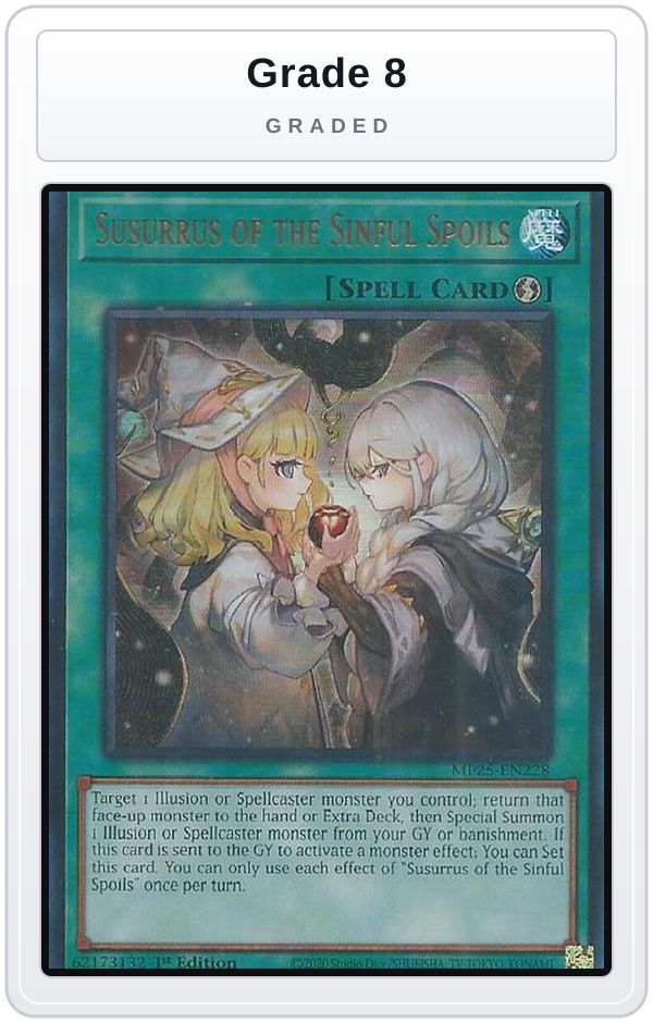 Graded - Susurrus of the Sinful Spoils — Grade 8 graded overlay