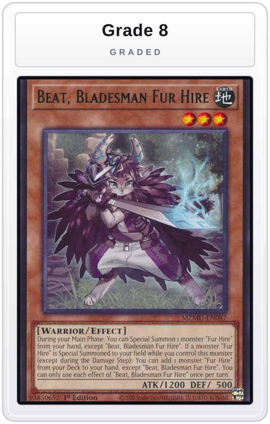 Graded - Beat, Bladesman Fur Hire — Grade 8 graded overlay