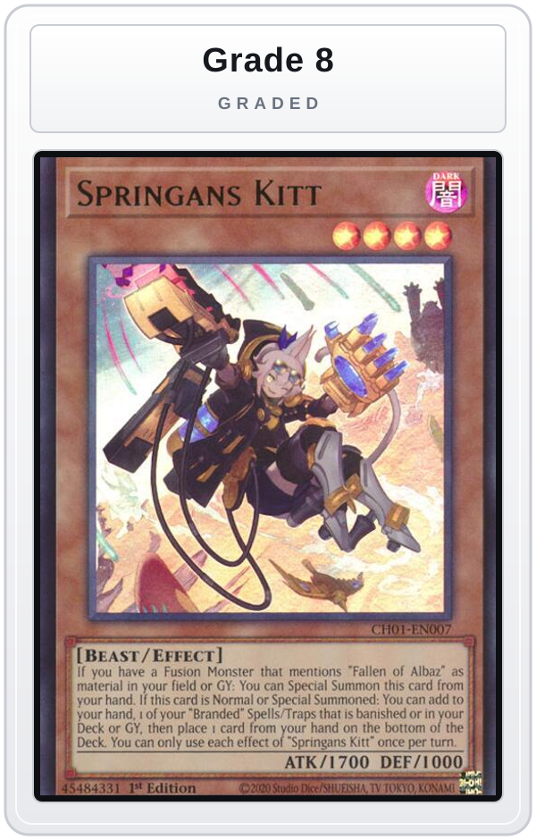 Graded - Springans Kitt — Grade 8 graded overlay