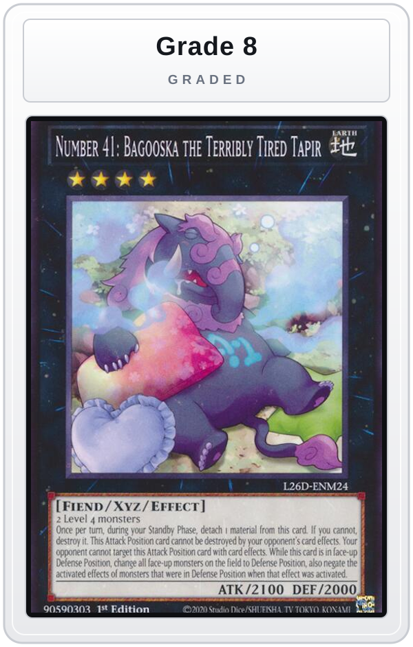 Graded - Number 41: Bagooska the Terribly Tired Tapir — Grade 8 graded overlay