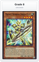 Graded - Magnet Warrior Omega Plus — Grade 8 graded overlay